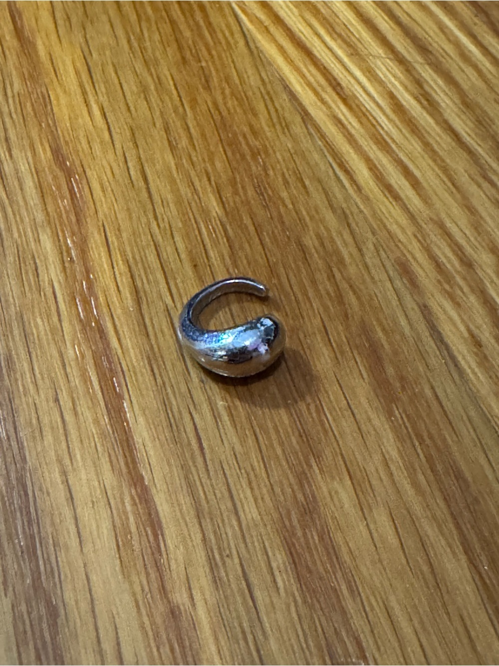 Chunky Silver Ear Cuff